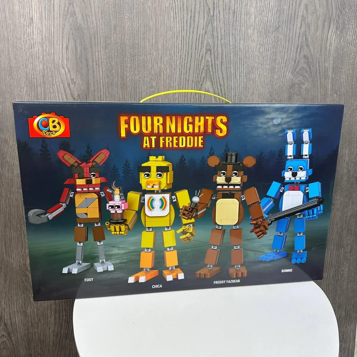 Дитячий конструктор Аніматори Four Nights At Freddie пластик 48х30х7 см різні кольори 467 деталей
