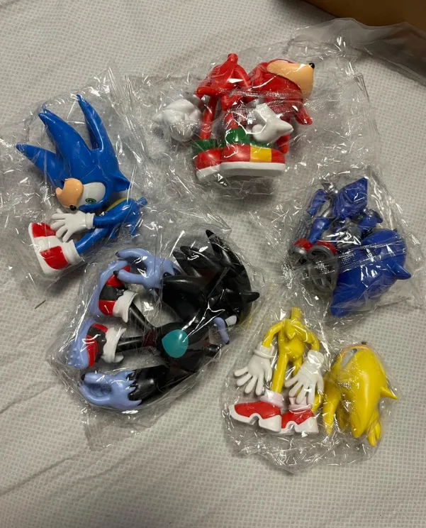 Набор игровых фигурок Sonic 5 штук пластик 10-12 см подвижные