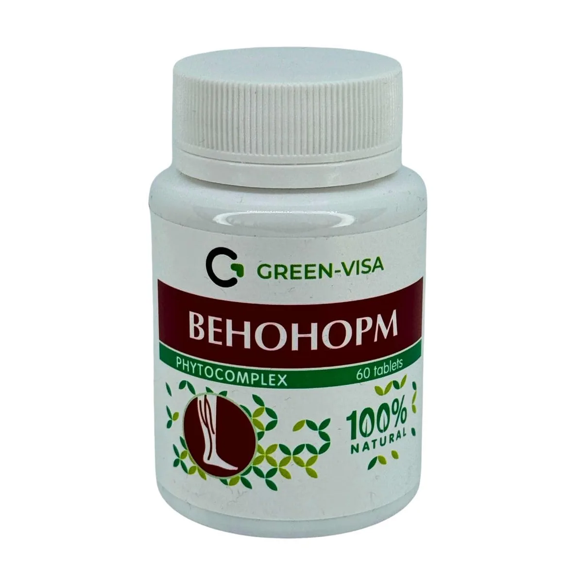 Венонорм – натуральна підтримка вен і кровообігу Green Visa