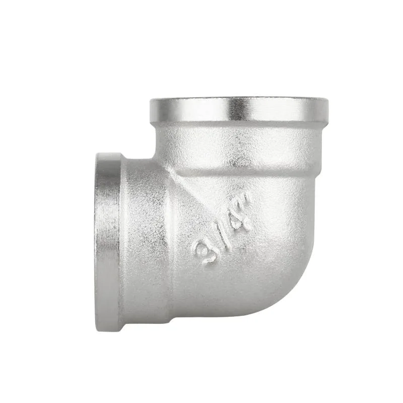 Куточок Thermo Alliance Forte 3/4" ВВ латунний нікельований 90°