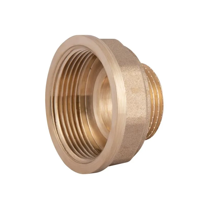 Перехідник редукційний 1 1/2"x1" латунний Thermo Alliance для трубопроводів
