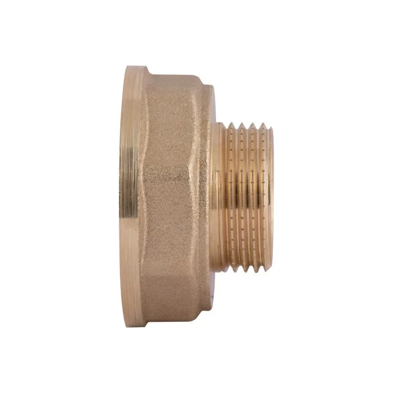 Перехідник редукційний 1 1/2"x1" латунний Thermo Alliance для трубопроводів