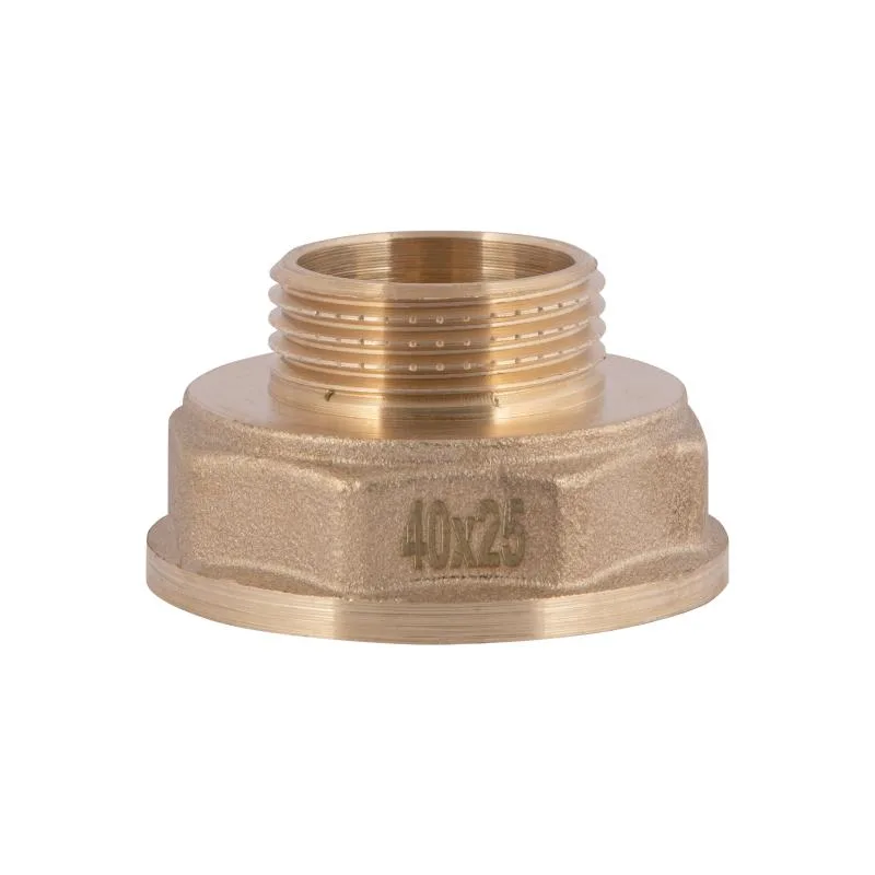 Перехідник редукційний 1 1/2"x1" латунний Thermo Alliance для трубопроводів