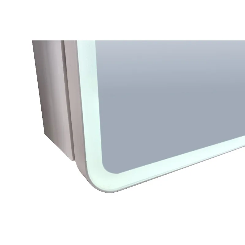 Дзеркальна шафка LED Touch Mixxus Premium 60x70 см ПВХ Білий з регулятором яскравості