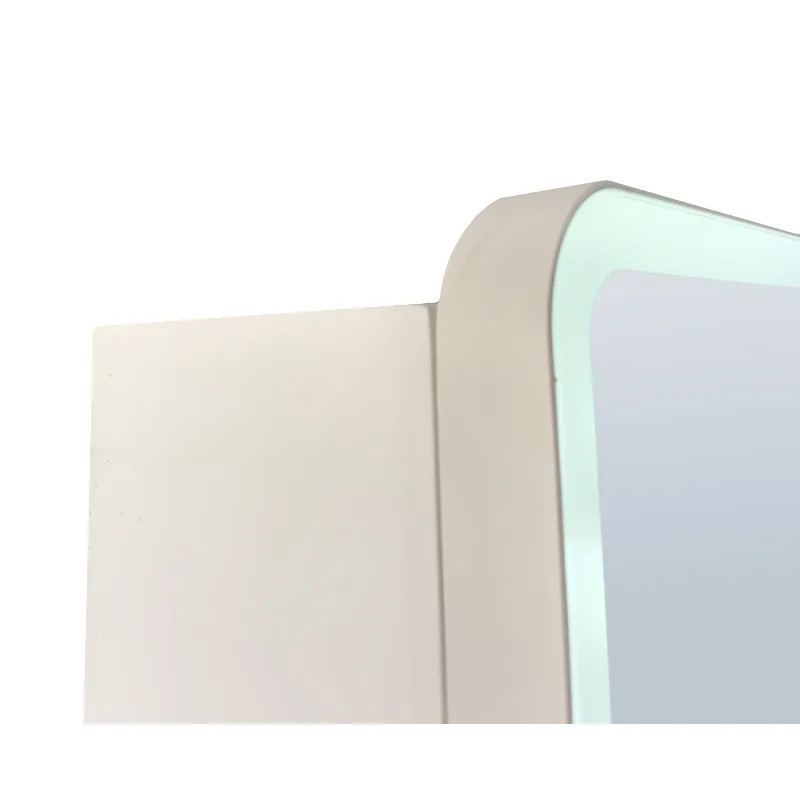 Дзеркальна шафка LED Touch Mixxus Premium 60x70 см ПВХ Білий з регулятором яскравості