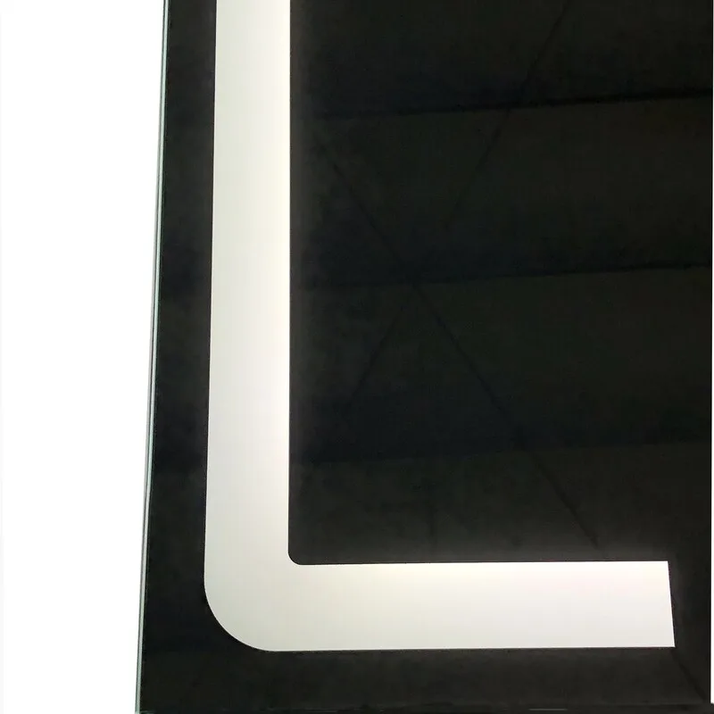 Дзеркало настінне LED Touch ZERIX PRIME MR02 50x80 см ПВХ біле