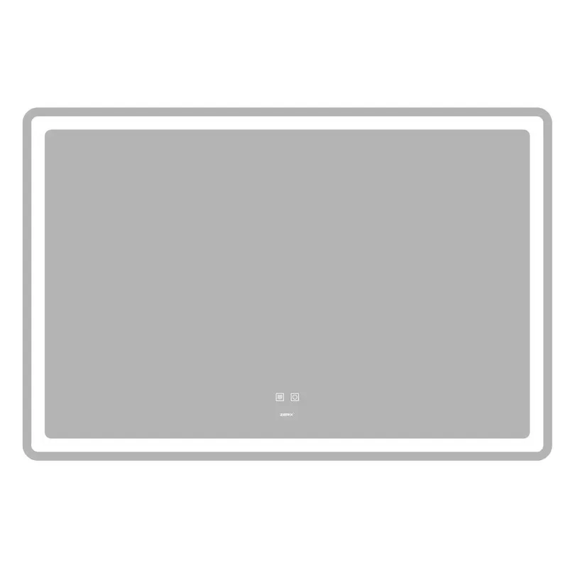 Дзеркало настінне LED Touch MIRRA MR05 120х80 см Біле з підігрівом 5 мм