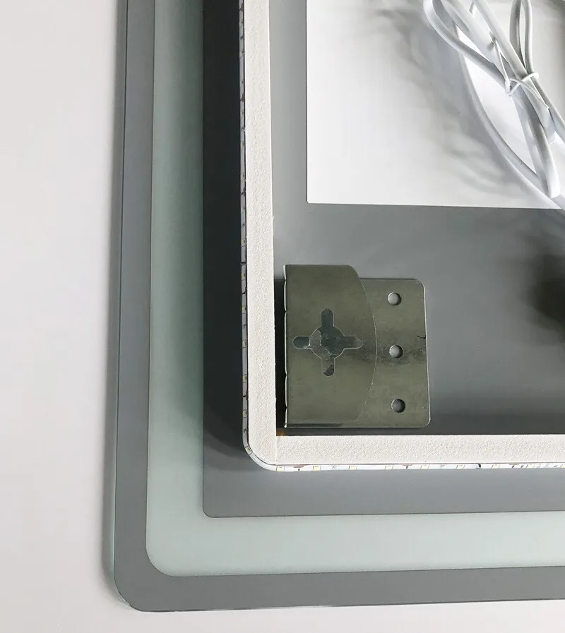 Дзеркало настінне LED Touch MIRRA MR05 120х80 см Біле з підігрівом 5 мм