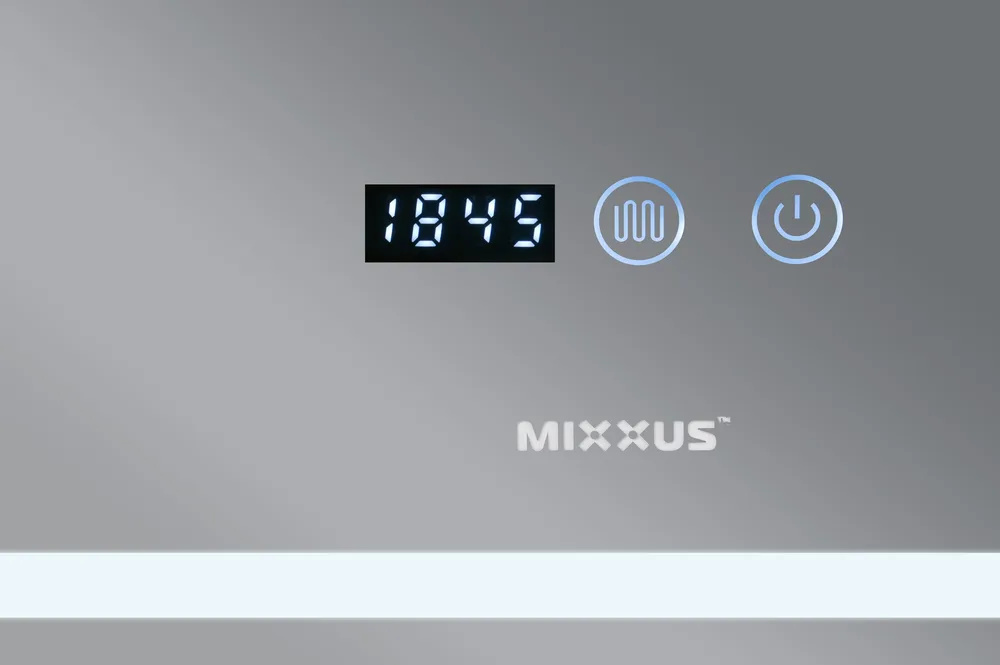 Дзеркало настінне LED Mixxus WARM MR02 80x60 см безмідне біле