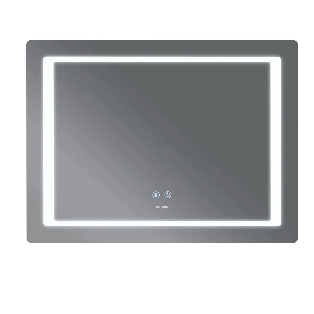 Дзеркало настінне LED MIXXUS STYLE MR13 90х70 см безмідне біле