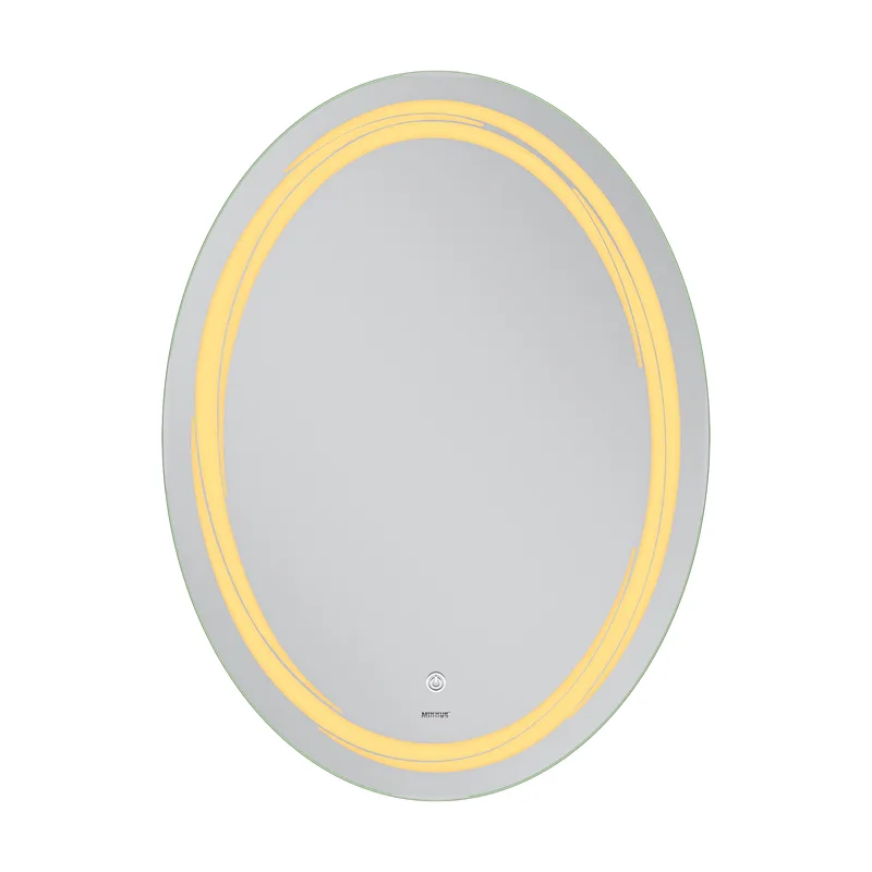 Дзеркало настінне WAVE MV04 LED підсвічування 60x80 см безмідне