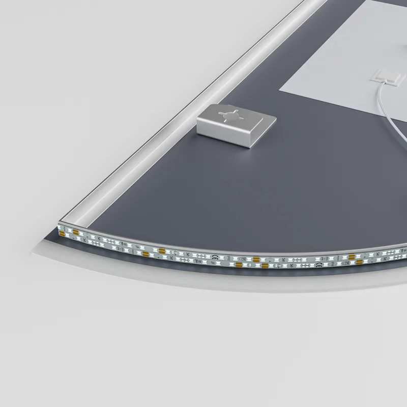 Дзеркало настінне LED Touch MIXXUS PREMIUM TOPPER MS03 60x120 см безмідне біле