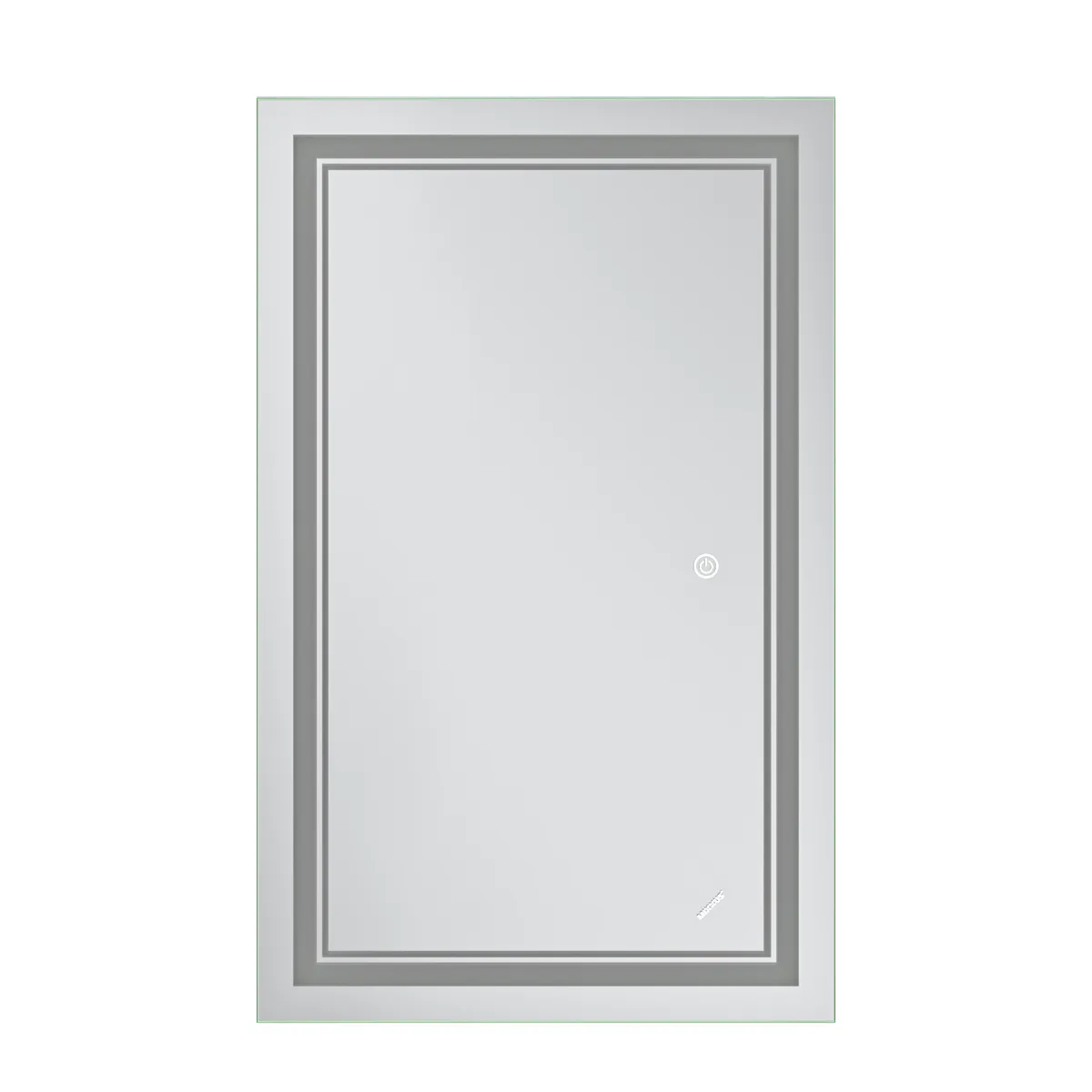 Дзеркало настінне QUADRO MR20-50x80 з LED підсвічуванням біле 50x80 см