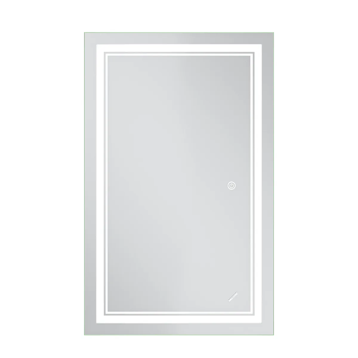 Дзеркало настінне QUADRO MR20-50x80 з LED підсвічуванням біле 50x80 см