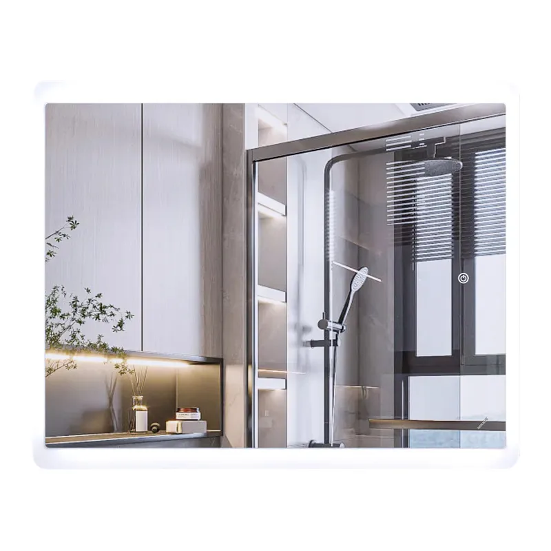 Дзеркало настінне LED Touch MIXXUS PREMIUM 100x80 см алюмінієве безмідне антифог