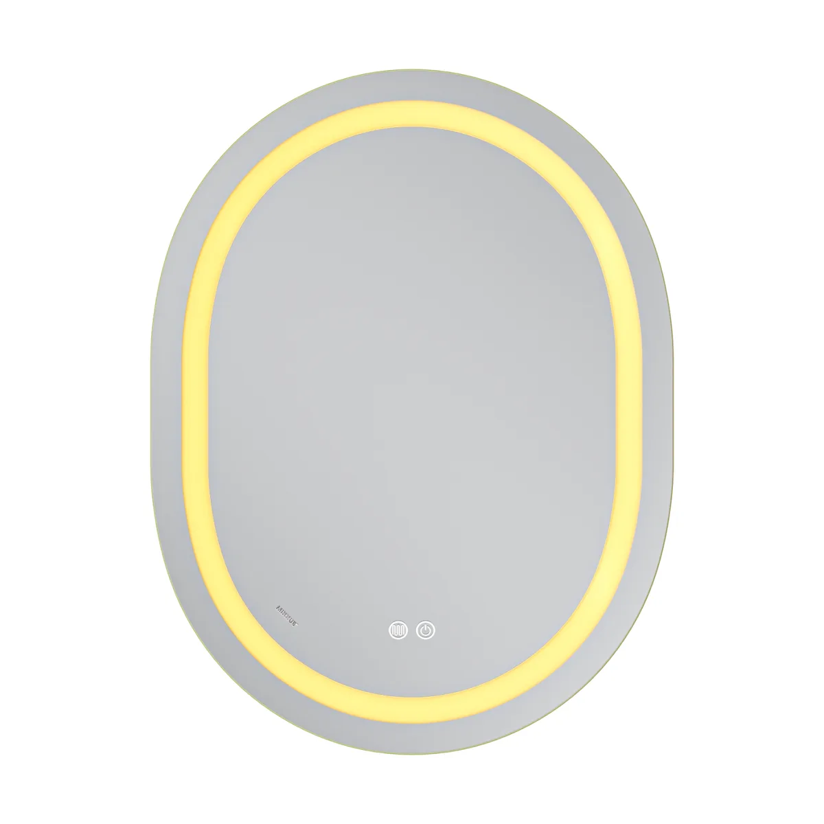 Зеркало настенное LED MIXXUS PREMIUM ELLIPSE 80x60 см алюминиевое антизапотевающее