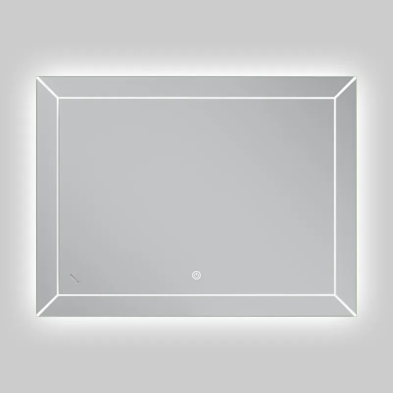 Дзеркало настінне LED MIXXUS PREMIUM CUBIC 80x60 см безмідне з регулятором яскравості