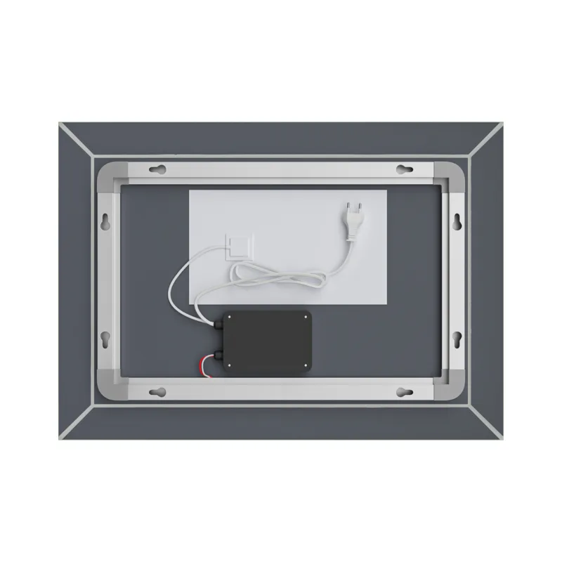 Дзеркало настінне Mixxus CUBIC MR14 LED Touch 70x50 см безмідне біле