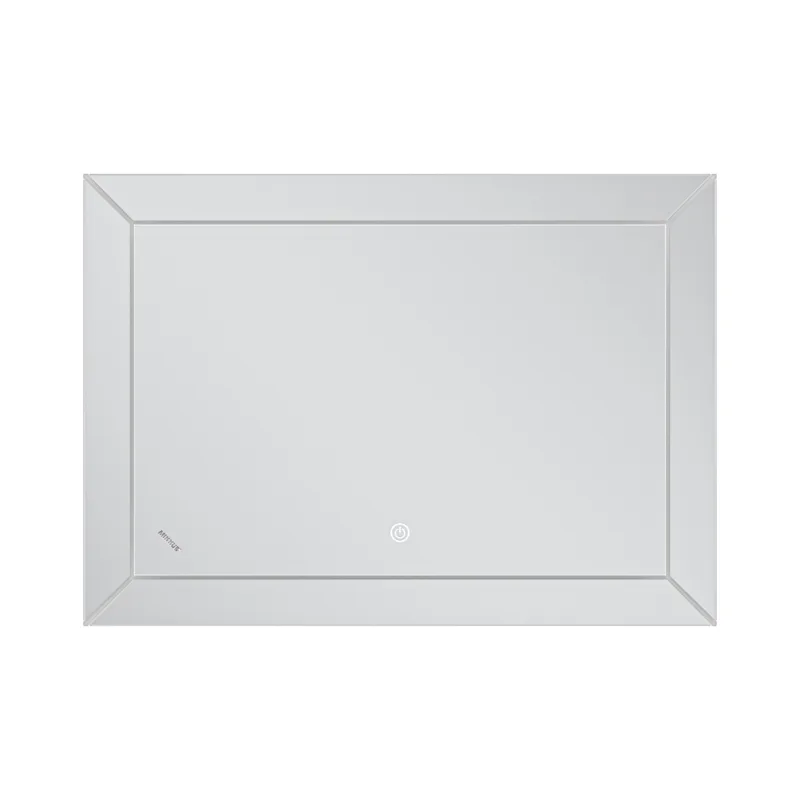 Дзеркало настінне Mixxus CUBIC MR14 LED Touch 70x50 см безмідне біле