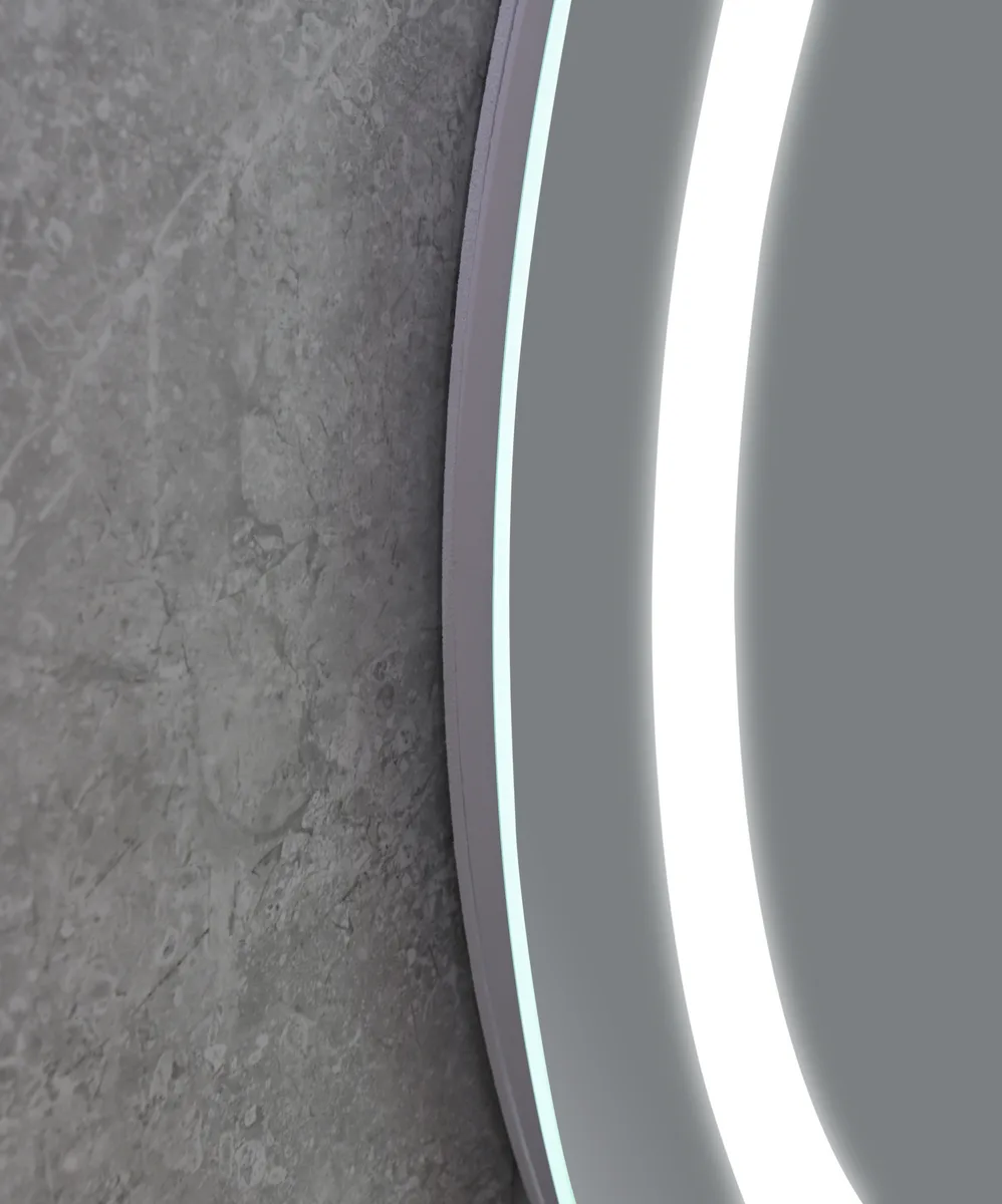 Дзеркало настінне LED Touch PLAIN MC03-60 60 см Кругле Без обрамлення Біле