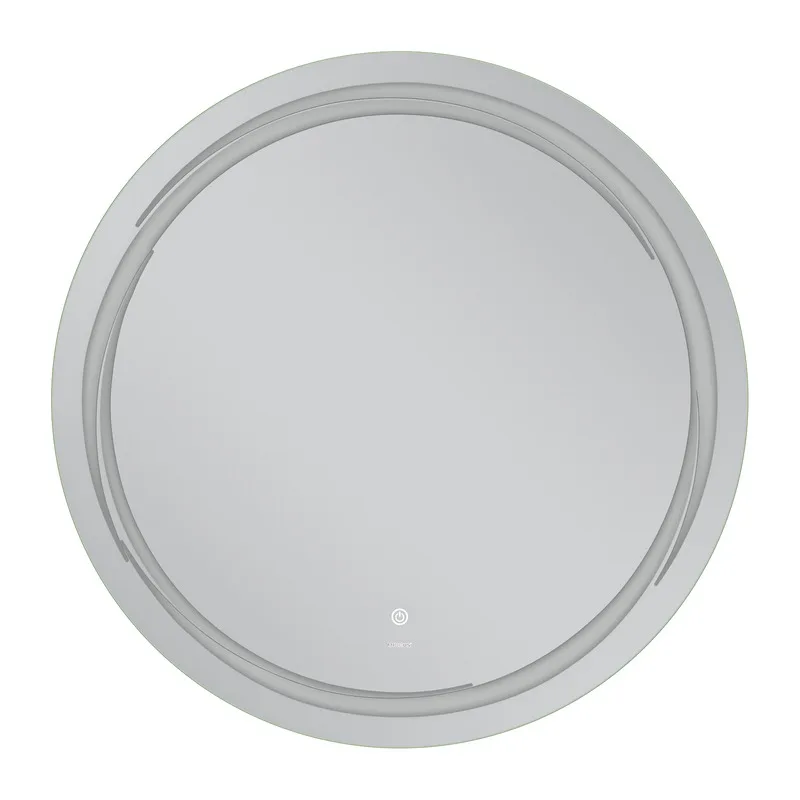 Дзеркало настінне LED WAVE MC04-90 90 см алюміній біле з підсвічуванням 2500-6500K