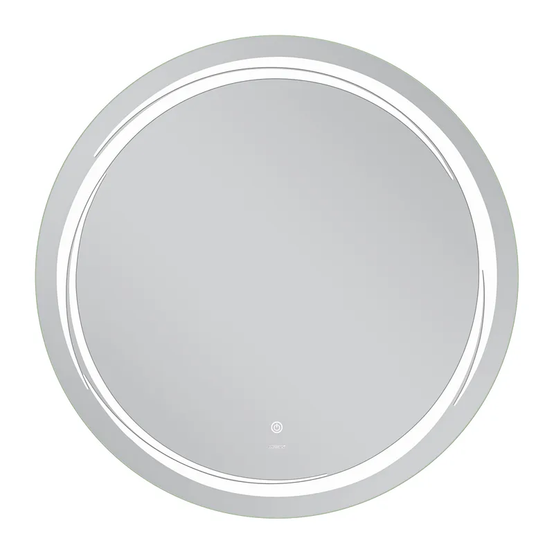 Дзеркало настінне LED WAVE MC04-90 90 см алюміній біле з підсвічуванням 2500-6500K