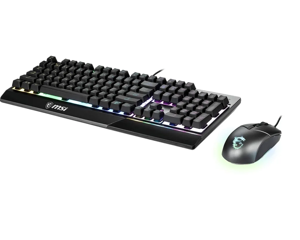 Комплект клавіатура та миша MSI Vigor GK30 COMBO UA USB, EN/UKR/RU, RGB, чорний