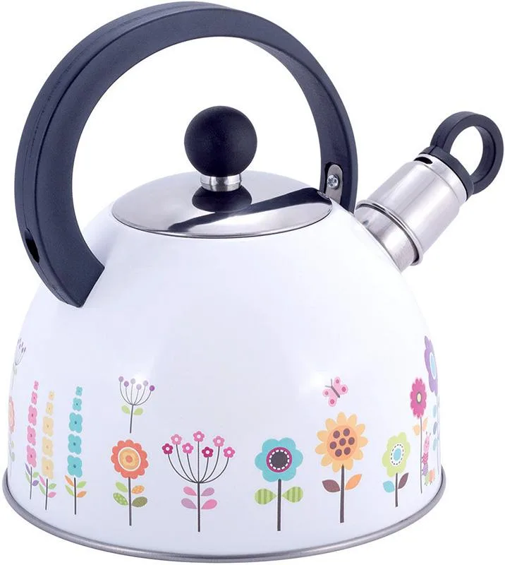 Чайник Kamille Whistling-Kettle из нержавеющей стали 1.8л со свистком