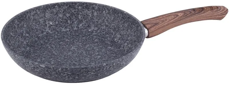 Сковорода Kamille Grey Marble 24 см антипригарна для індукції
