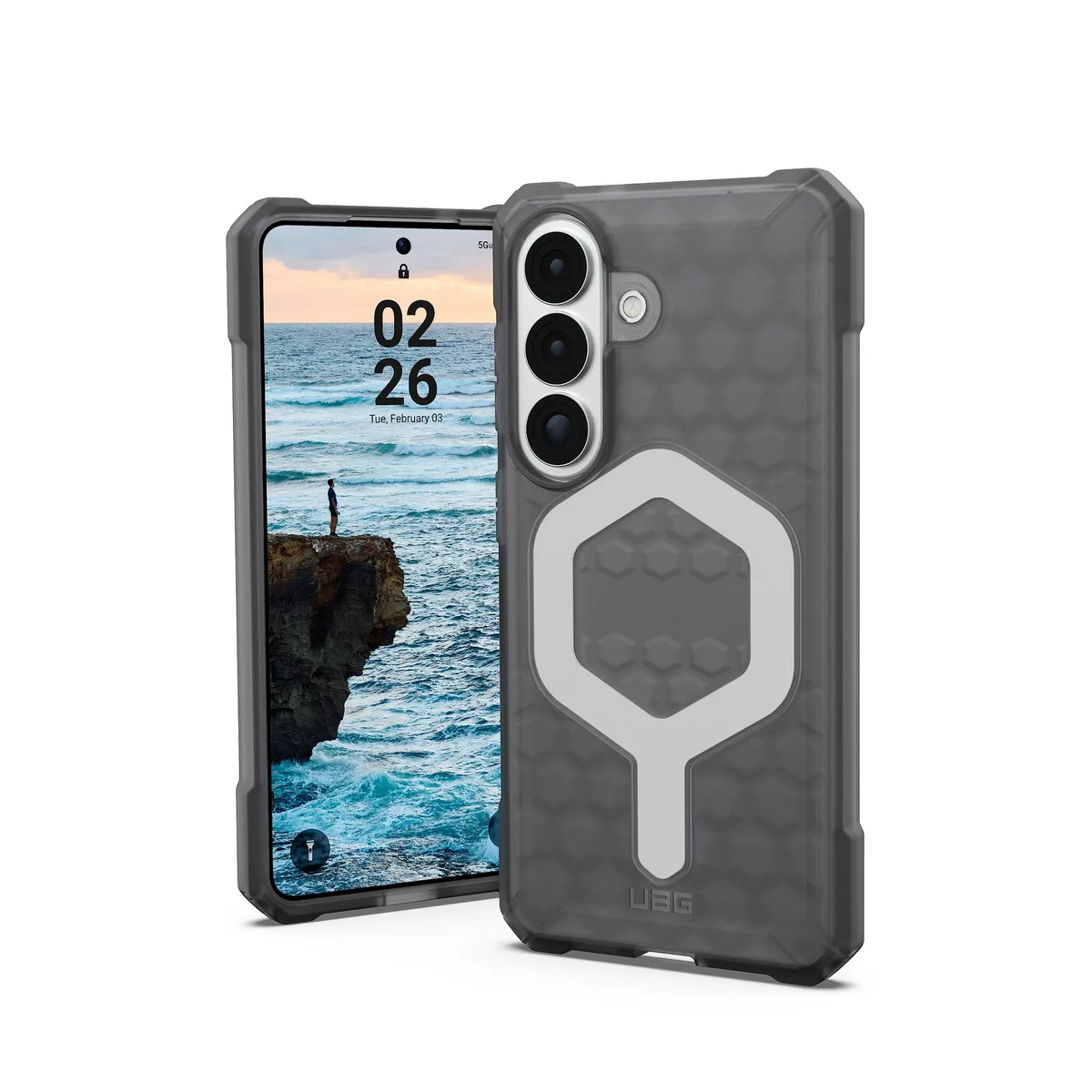 Чохол UAG полікарбонат TPU для Samsung Galaxy S26 сірий