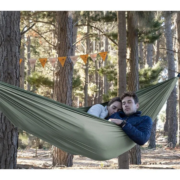 Гамак Naturehike поліестер 290х180 см оливковий двомісний