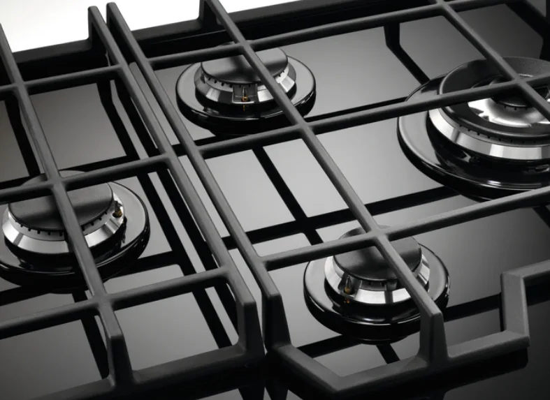 Газова варильна поверхня Electrolux Загартоване скло 59х4,8х52 см Чорна 4 конфорки