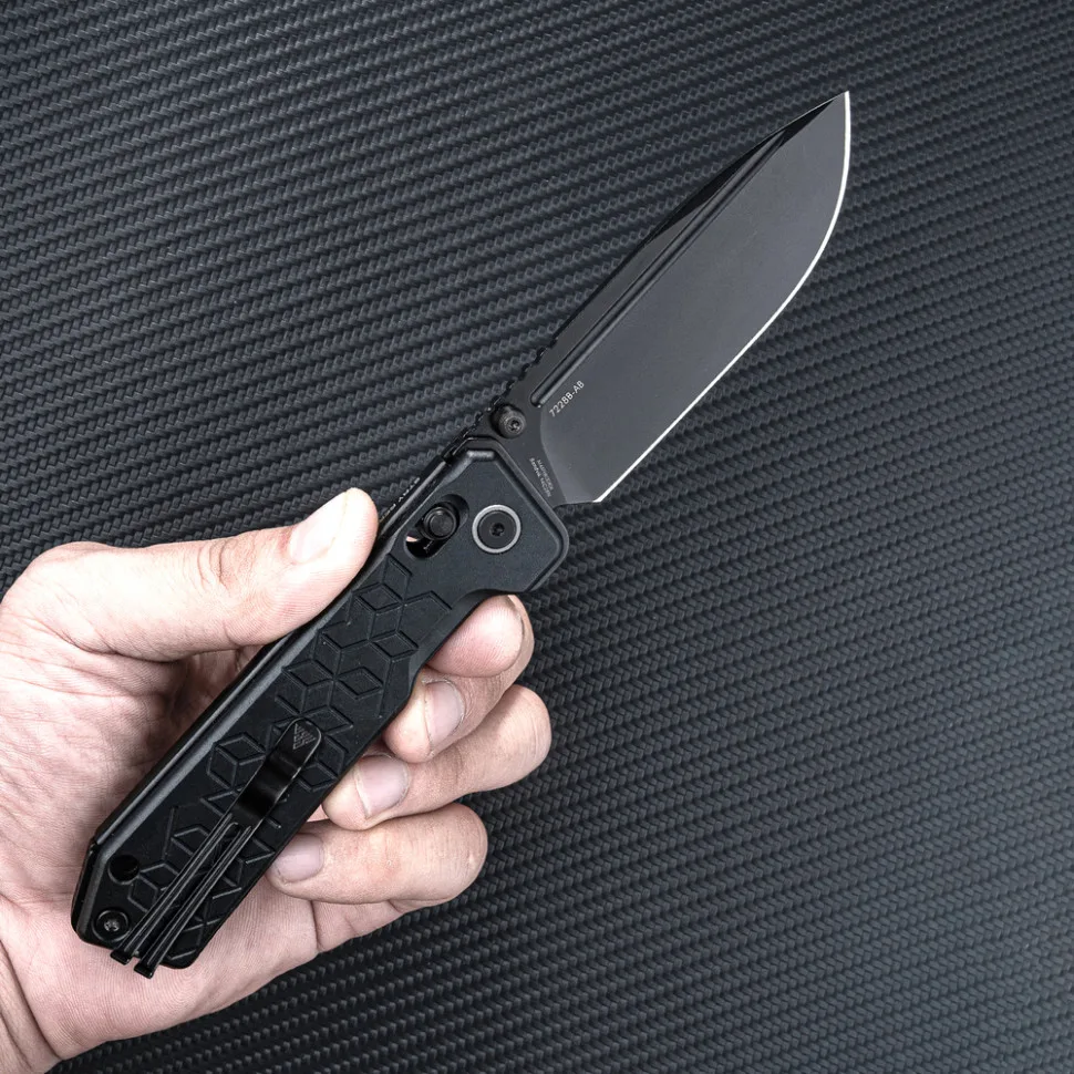 Ніж складаний SRM чорна сталь 87 мм 122 г