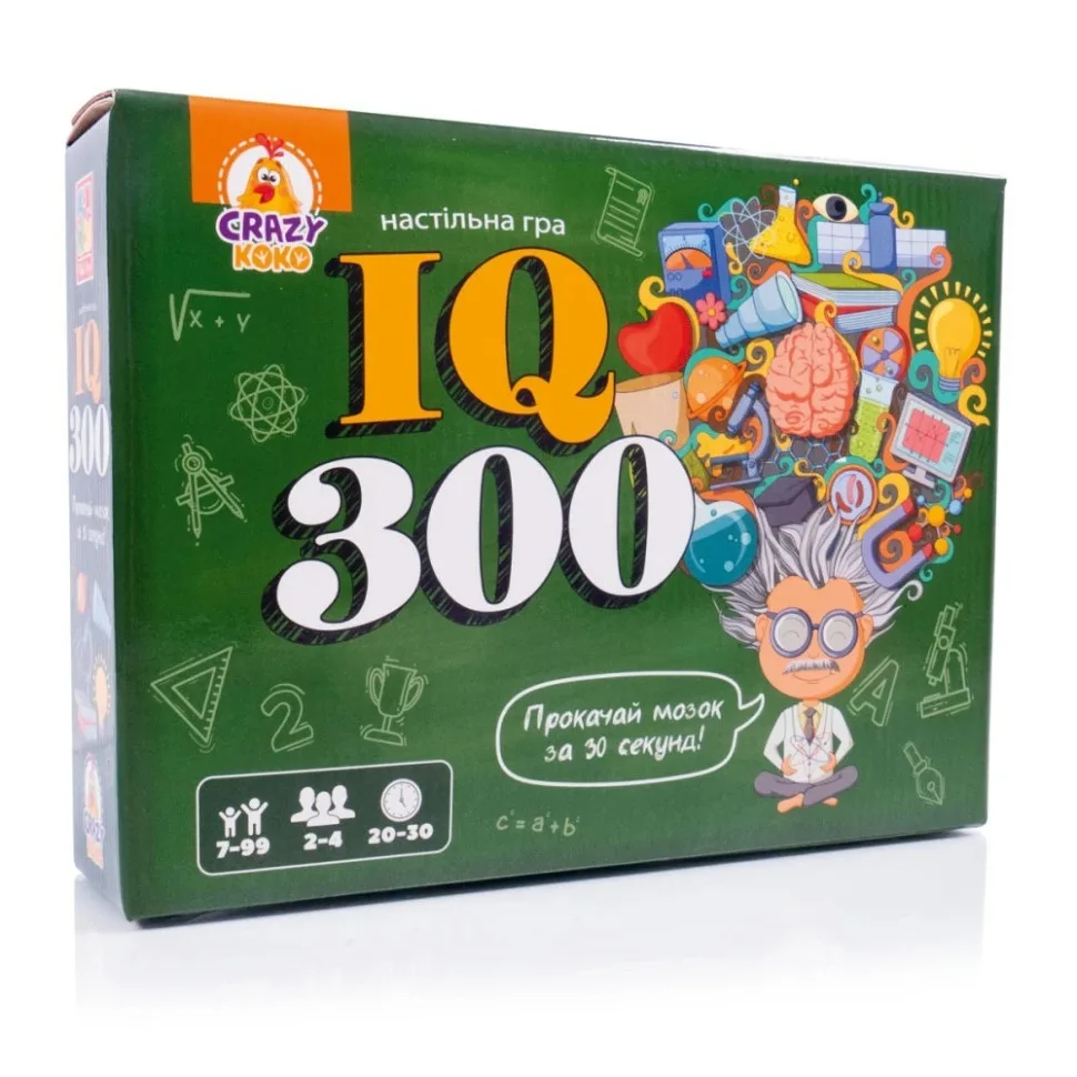 Настільна гра Vladi Toys IQ300 з колесом фортуни та пісочними годинниками для дітей 7-99 років