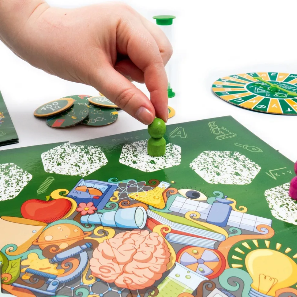 Настільна гра Vladi Toys IQ300 з колесом фортуни та пісочними годинниками для дітей 7-99 років