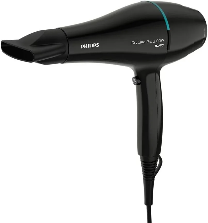 Фен Philips, 2100 Вт, 4 швидкості, іонізація, холодний обдув, чорний.