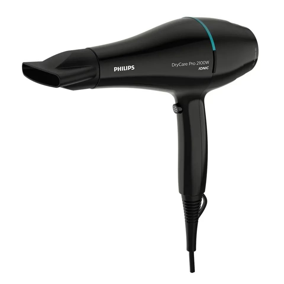 Фен Philips, 2100 Вт, 4 швидкості, іонізація, холодний обдув, чорний.