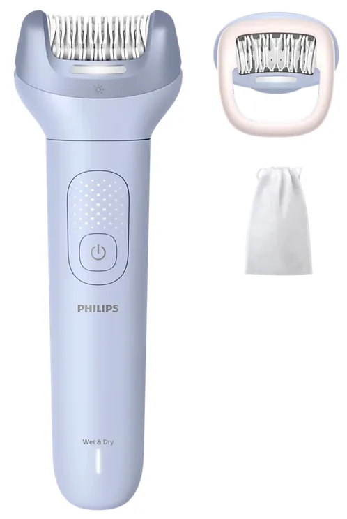 Епілятор Philips пінцетний для сухої та вологої епіляції акумуляторний білий