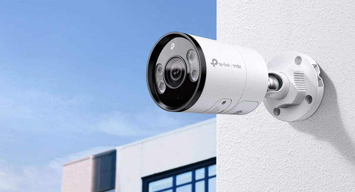 IP-Камера TP-LINK VIGI C345-4, PoE, 4Мп, 4 мм, H265+, IP66, Bullet, кольорове нічне бачення, зовнішня
