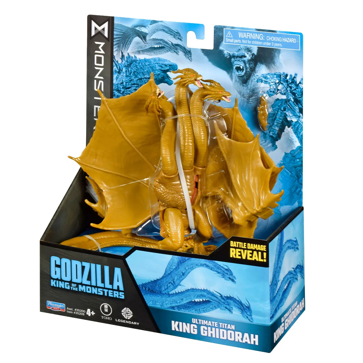 Ігрова фігурка Godzilla vs. Kong Король Гідора полімер 15 см