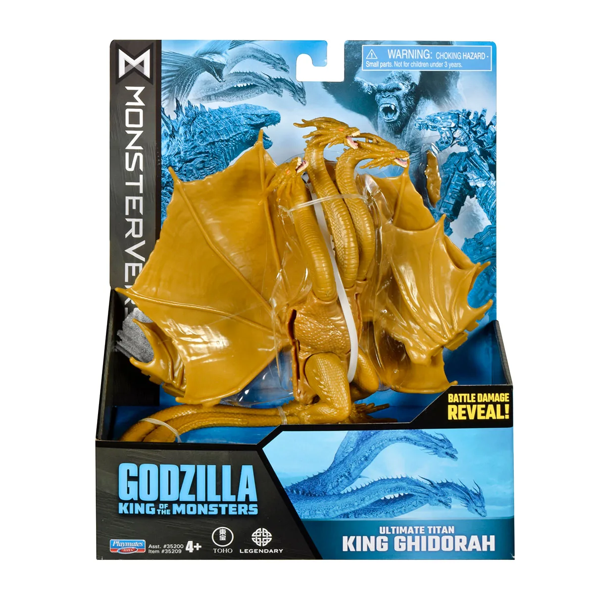 Ігрова фігурка Godzilla vs. Kong Король Гідора полімер 15 см