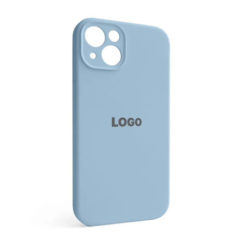 Чохол Silicone Case для Apple iPhone 13 силіконовий блакитний