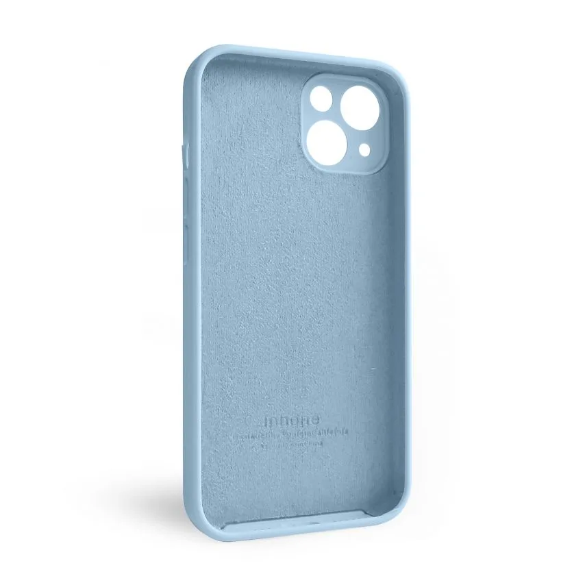 Чохол Silicone Case для Apple iPhone 13 силіконовий блакитний