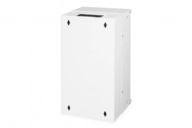 Шафа DIGITUS 10", 12U, SOHO PRO, скляні двері, 315x300 мм, 30кг максимально, сіра