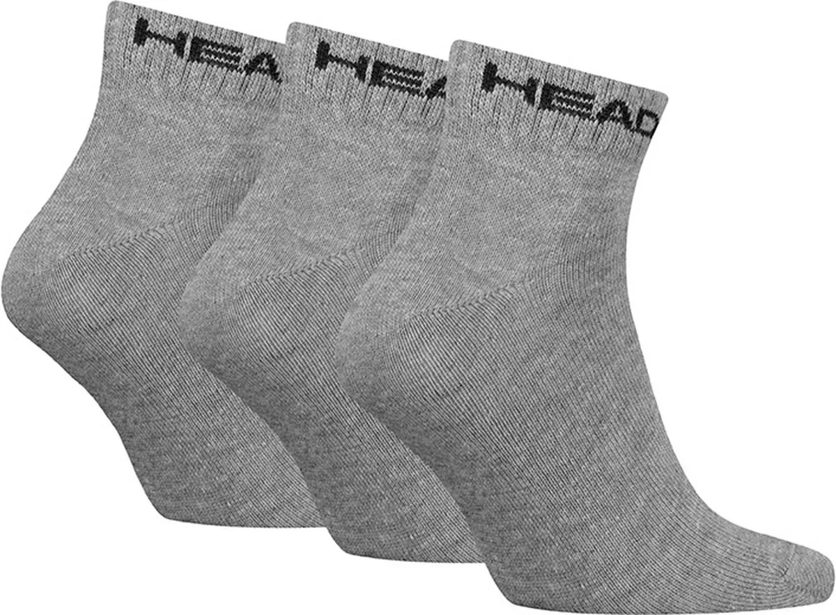 Шкарпетки Head бавовна 39-42 сірі чоловічі 3 пари