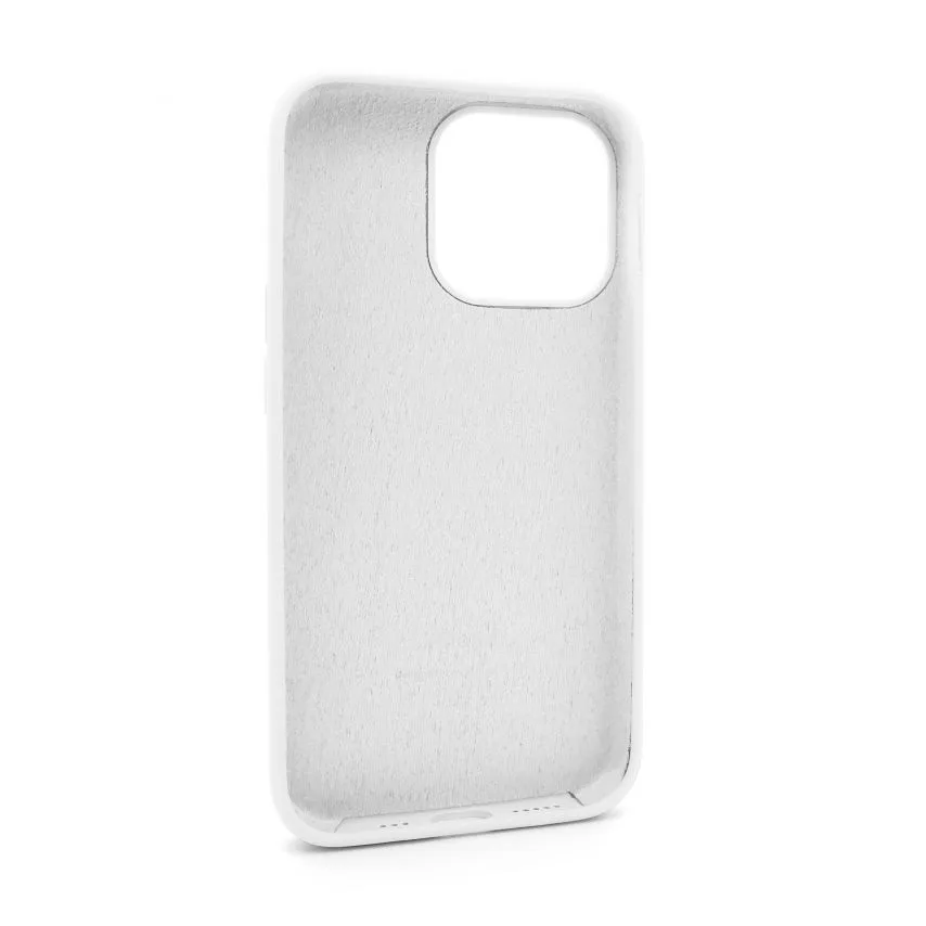 Чохол Silicone Case для Apple iPhone 13 Pro силіконовий білий