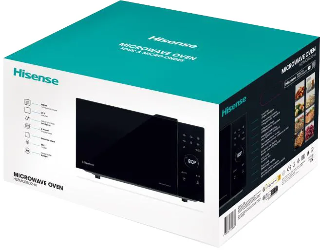 Мікрохвильова піч Hisense 23 л 800 Вт Чорна