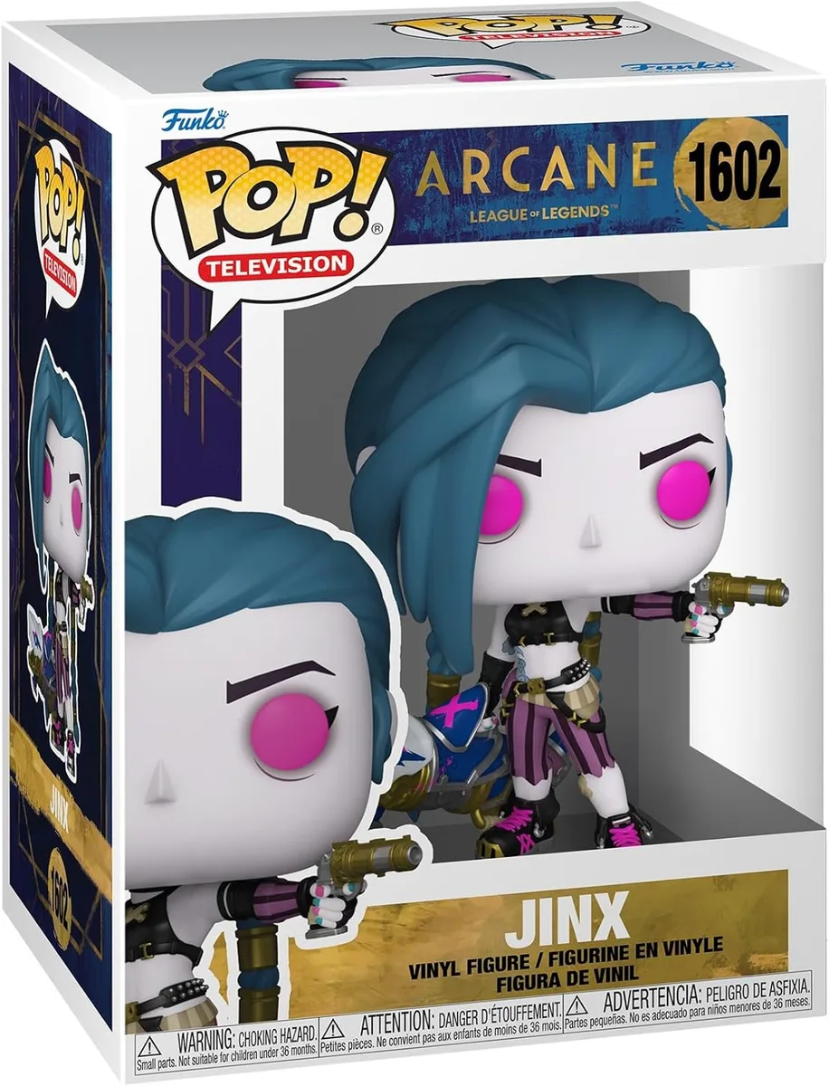 Фігурка Funko POP вініл 10 см Jinx League Of Legends Arcane