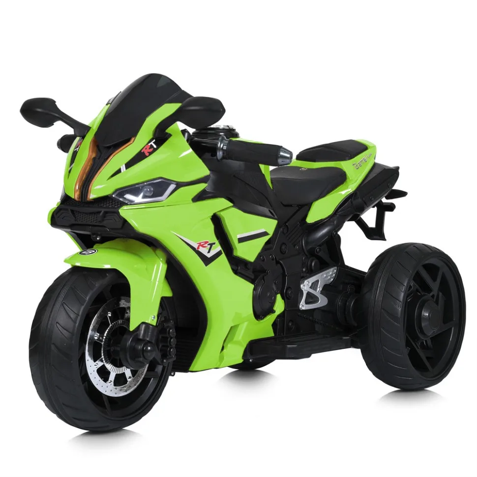 Дитячий електромобіль Bambi Racer екокожа 105х50х62 см Чорний