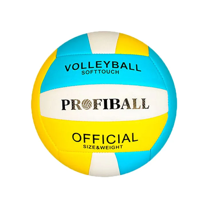 Волейбольний м'яч Profiball з штучної шкіри розмір 5 білий